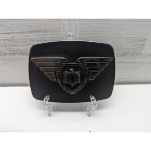 RARE Belt Buckle Eagle by Chrome Black Matte Gift approx. 3.5 x 2.5 in
